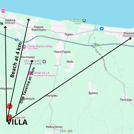 Angel Hill Villa Xirokambion Ngoại thất bức ảnh